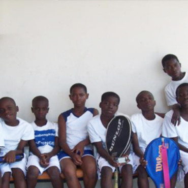 The Match Point Tennis Club Of New York Donate To The La Constance Tennis Academy Of Akropong