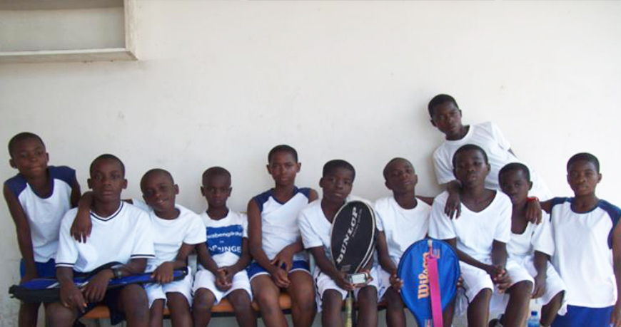 The Match Point Tennis Club Of New York Donate To The La Constance Tennis Academy Of Akropong