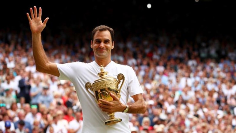 Roger Federer wins record 8th Wimbledon title
