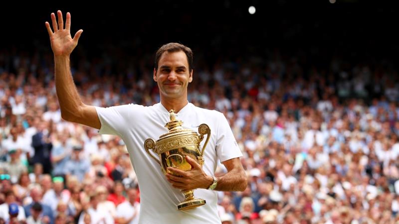 Roger Federer wins record 8th Wimbledon title
